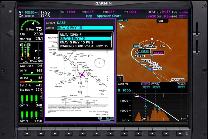 Garmin and Hughes roll out guided visual approaches